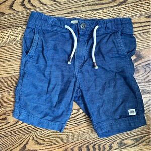 Kids cotton indigo shorts